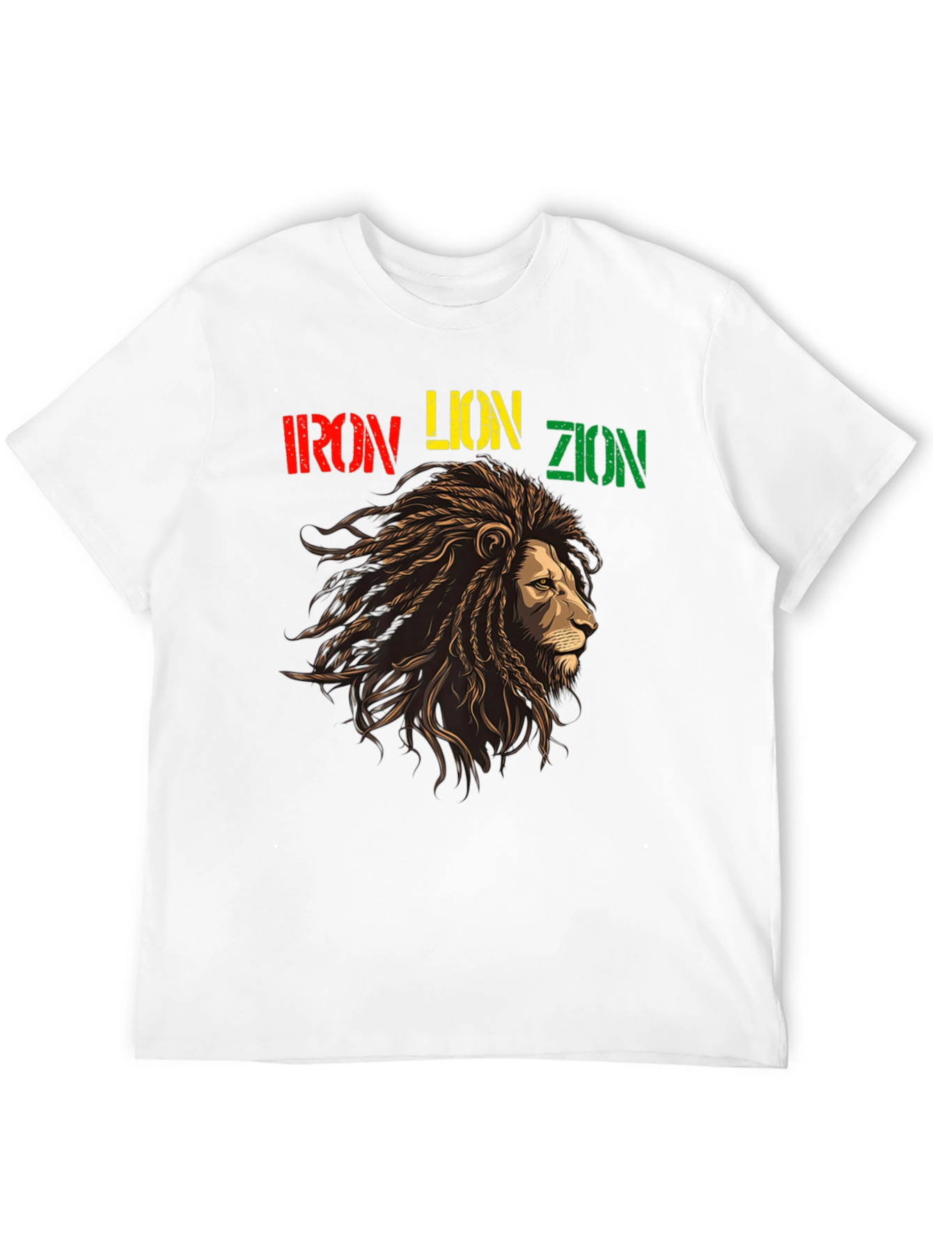 Iron Lion Zion Rastafarian T-Shirt
