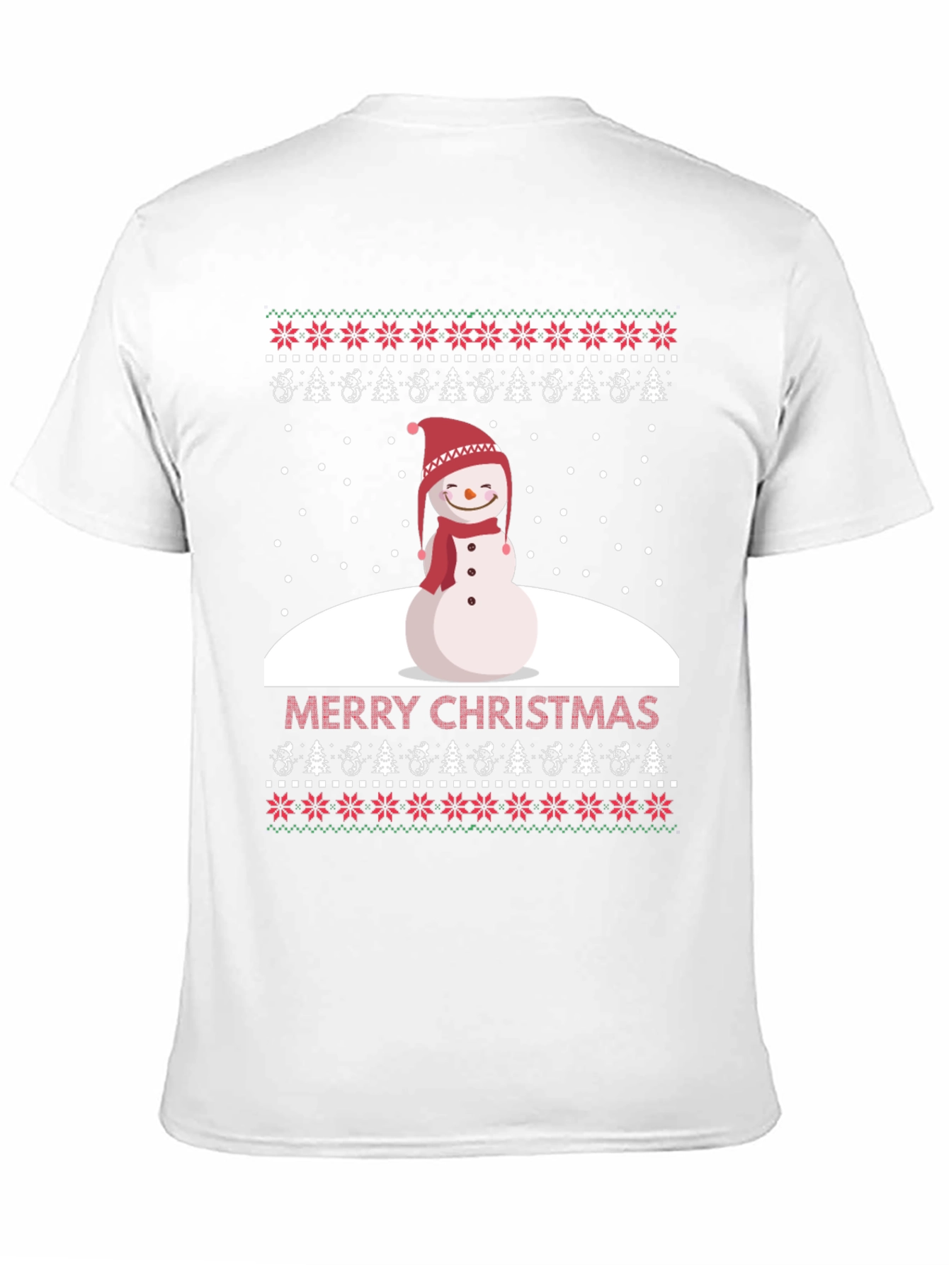 Merry Christmas Snowman T-Shirt
