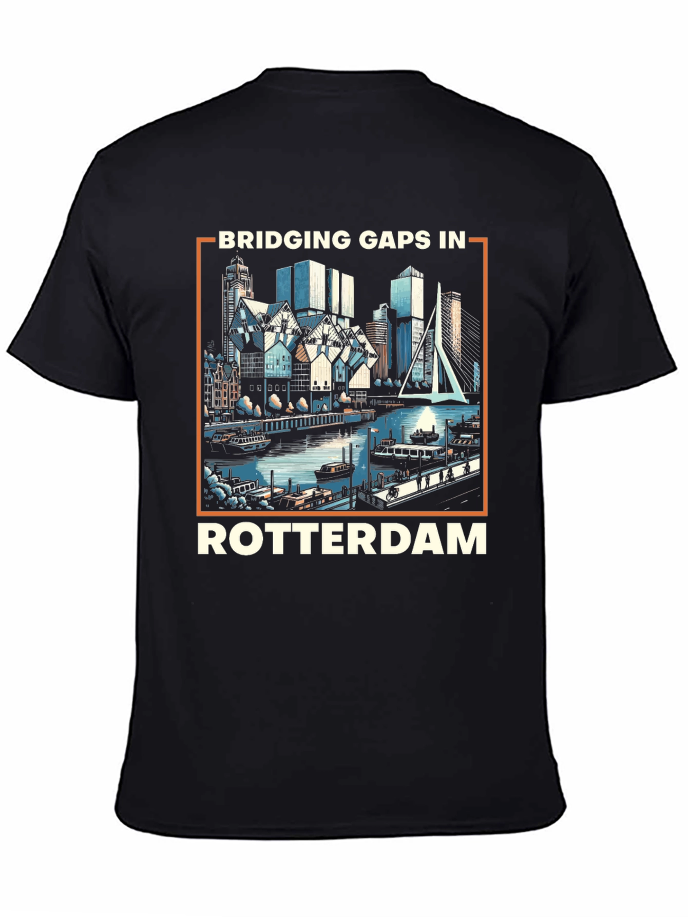 Rotterdam Skyline Graphic Tee