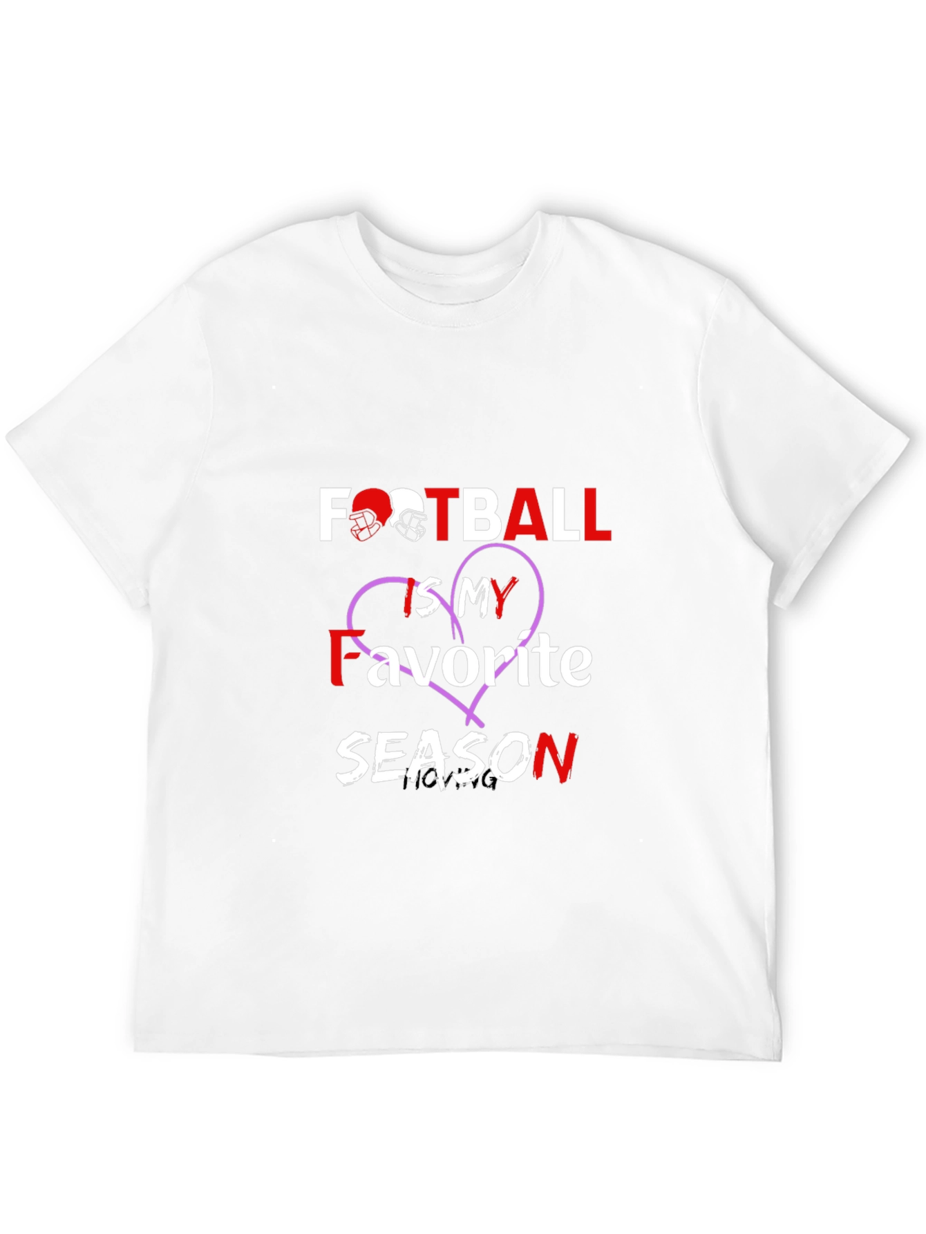 Football Is My Favorite Season Graphic T-Shirt