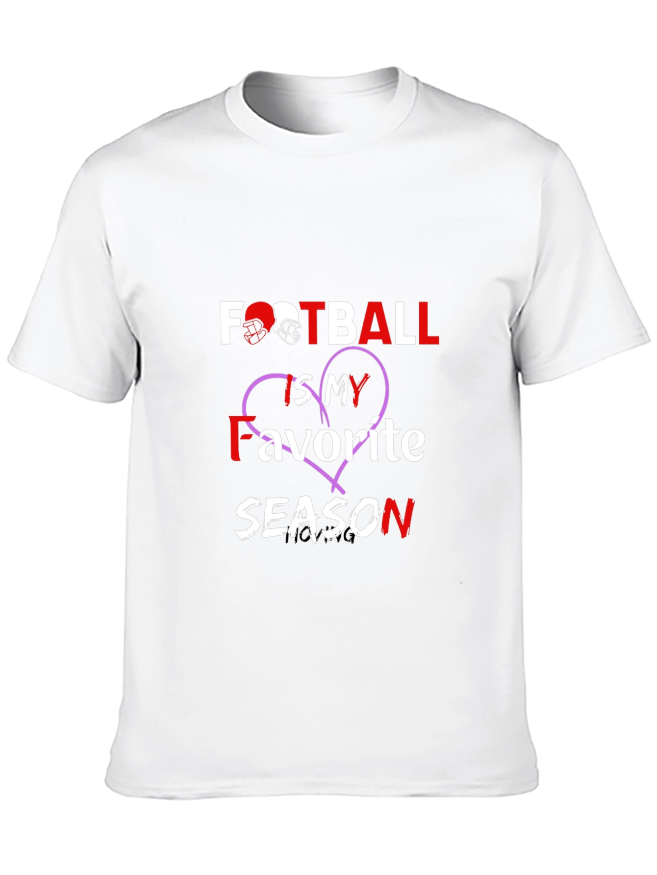 Football Is My Favorite Season Graphic T-Shirt