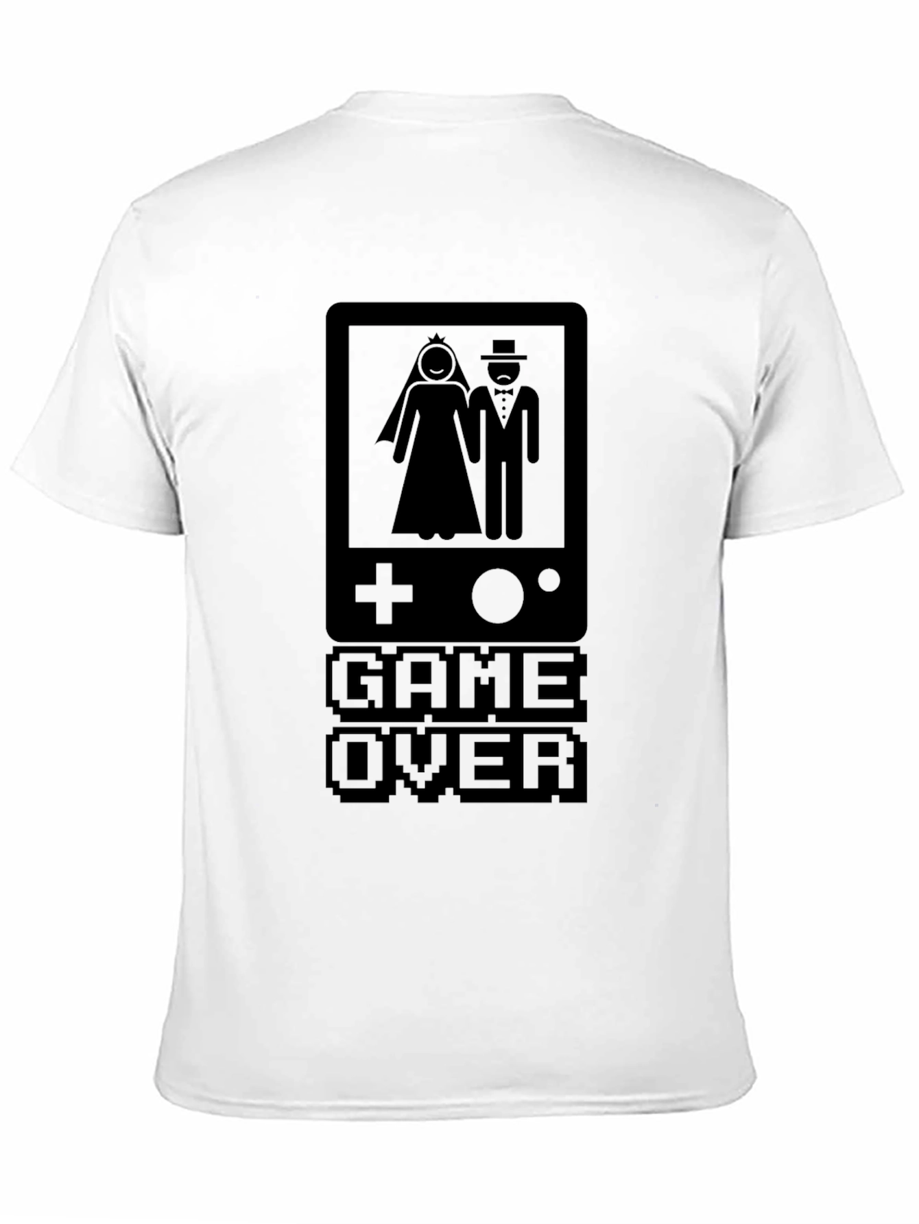 Game Over Wedding T-Shirt - Gamer Couple Tee