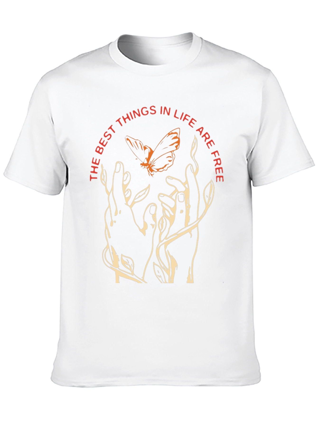 Best Things in Life T-Shirt - Butterfly Design