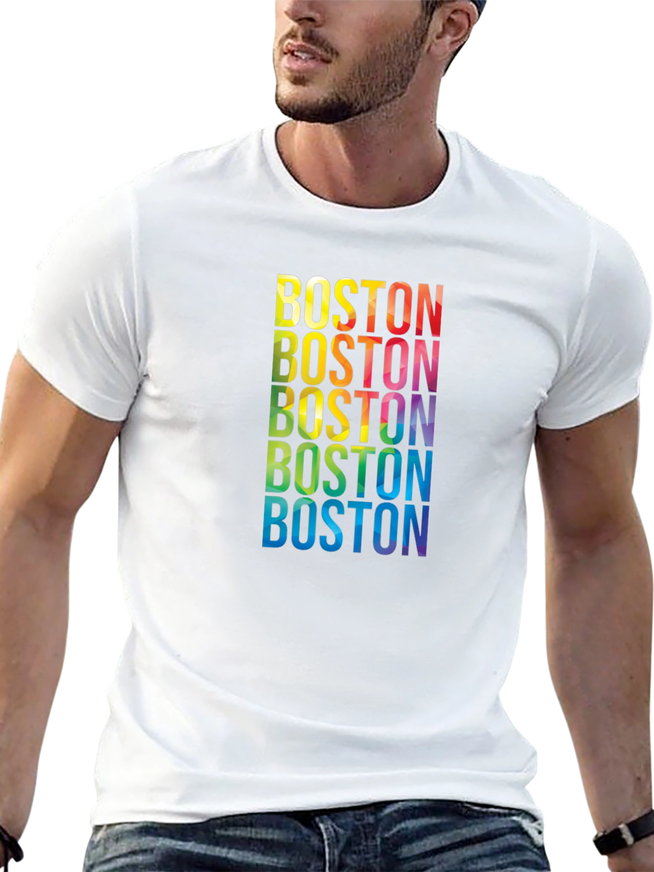 Rainbow Boston T-Shirt - Pride Edition