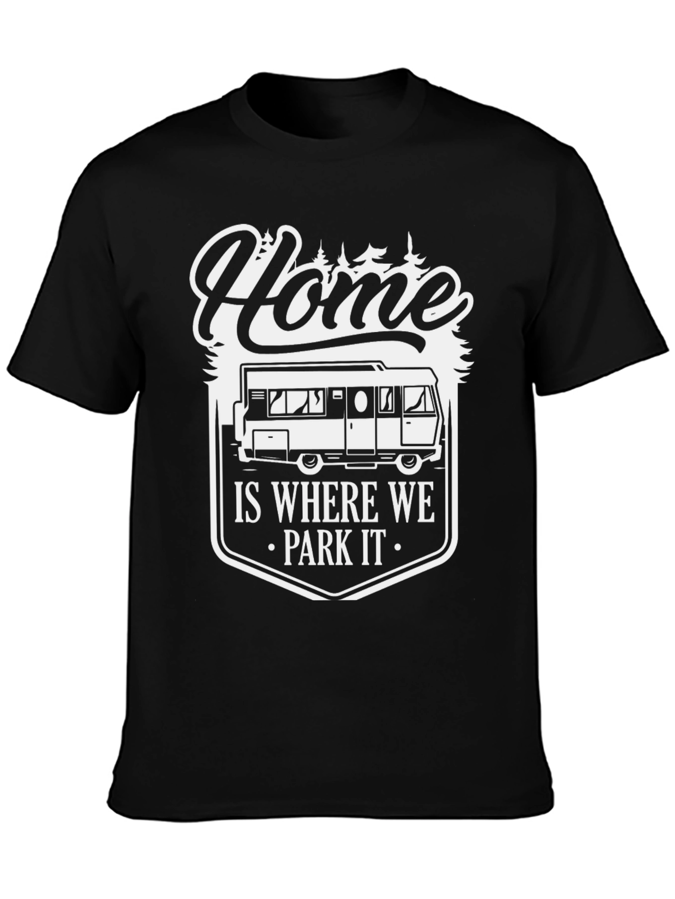 Home is Where We Park It RV Camping T-Shirt