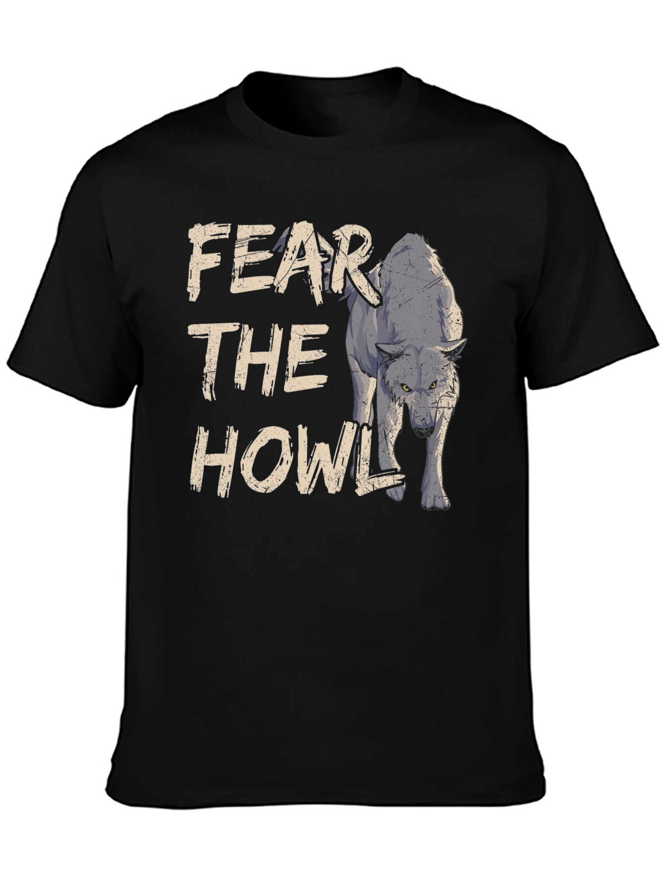 Fear the Howl Graphic Tee - Mens Black T-Shirt