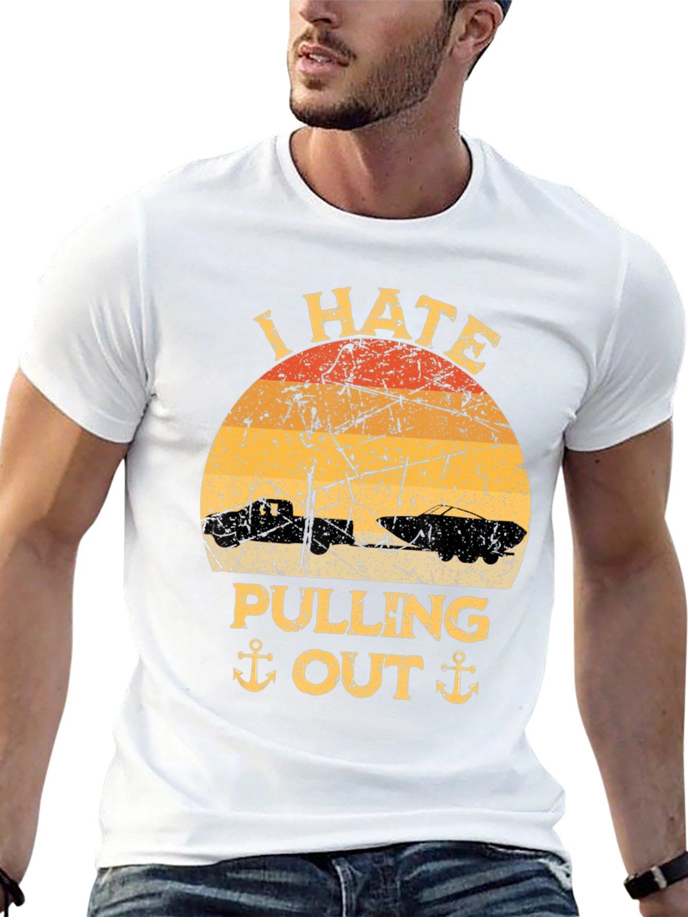 I Hate Pulling Out T-Shirt - Funny Boating Tee