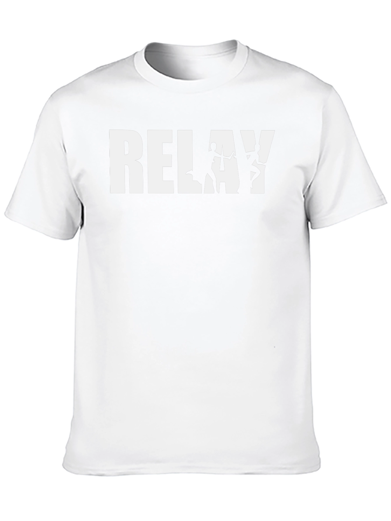 Relay Team Graphic Tee - Black Cotton T-Shirt