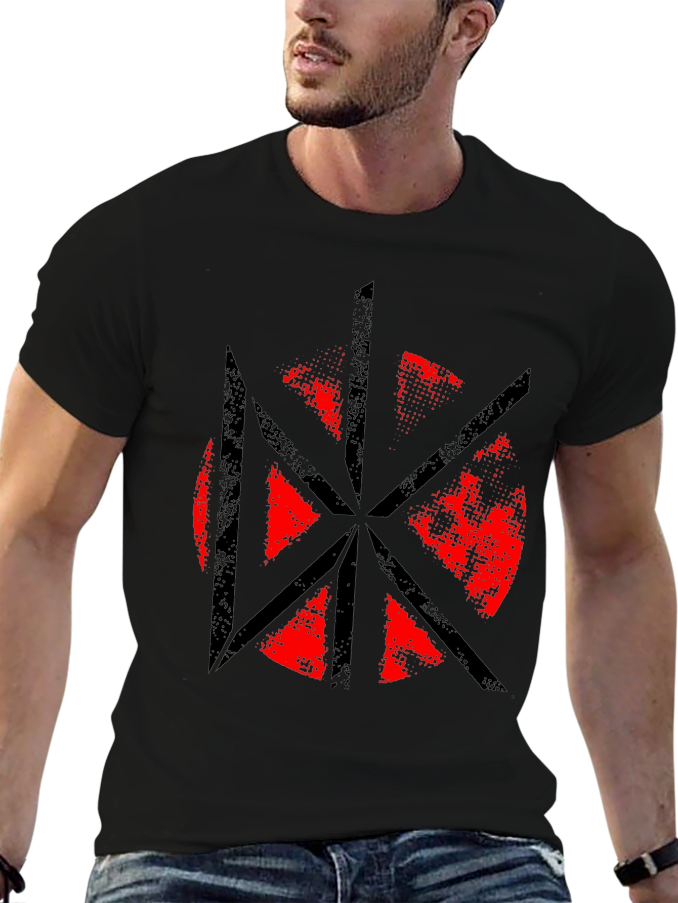 Distressed Graphic Tee - Punk Rock Style