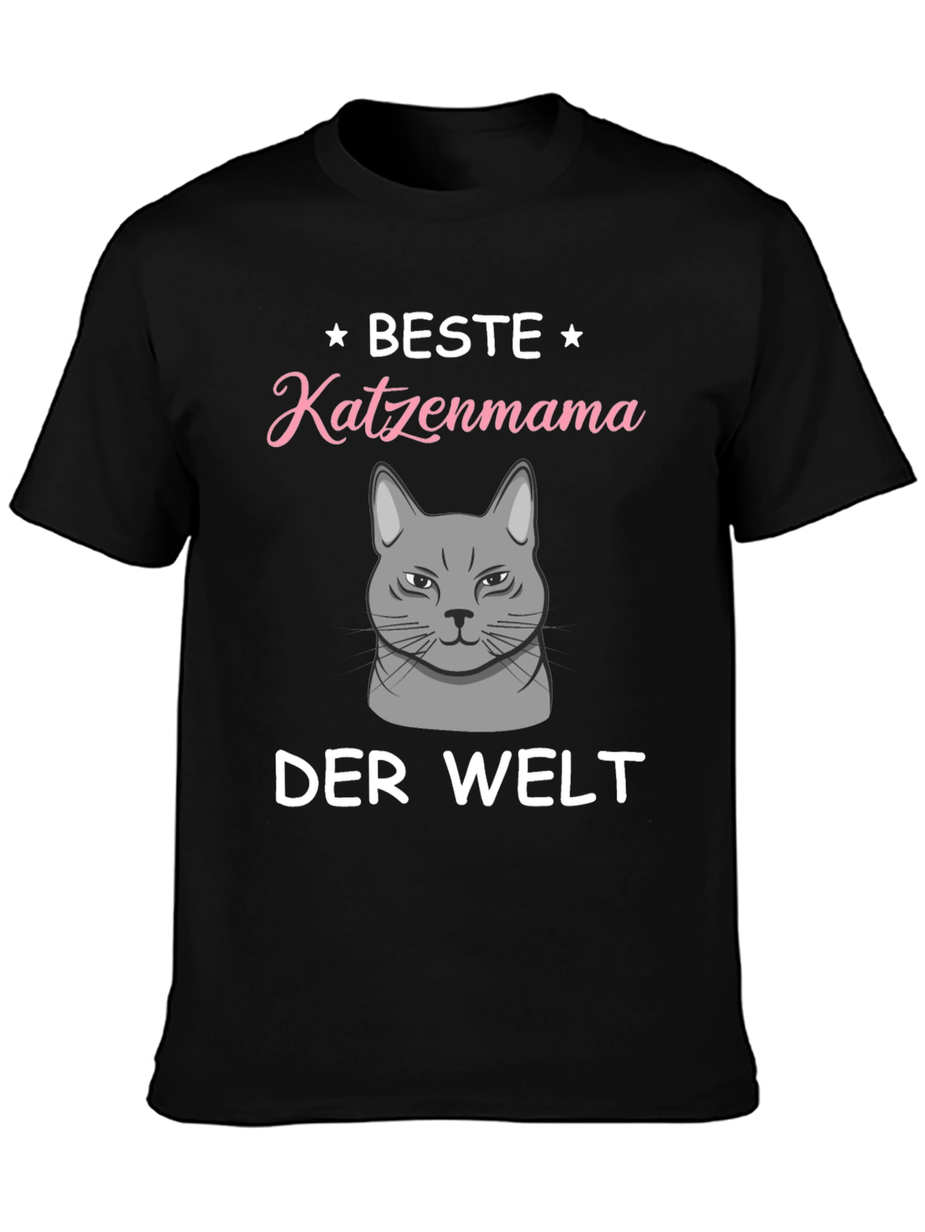 Best Cat Mama T-Shirt - German Text Design