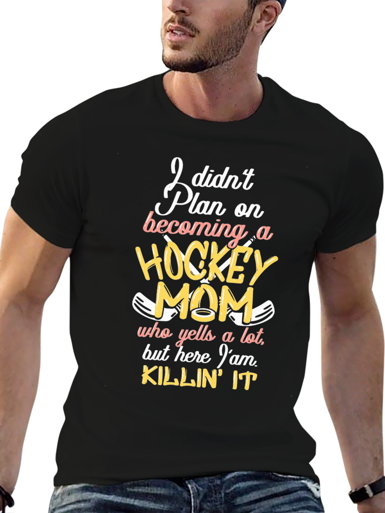 Hockey Mom T-Shirt - Funny Graphic Tee