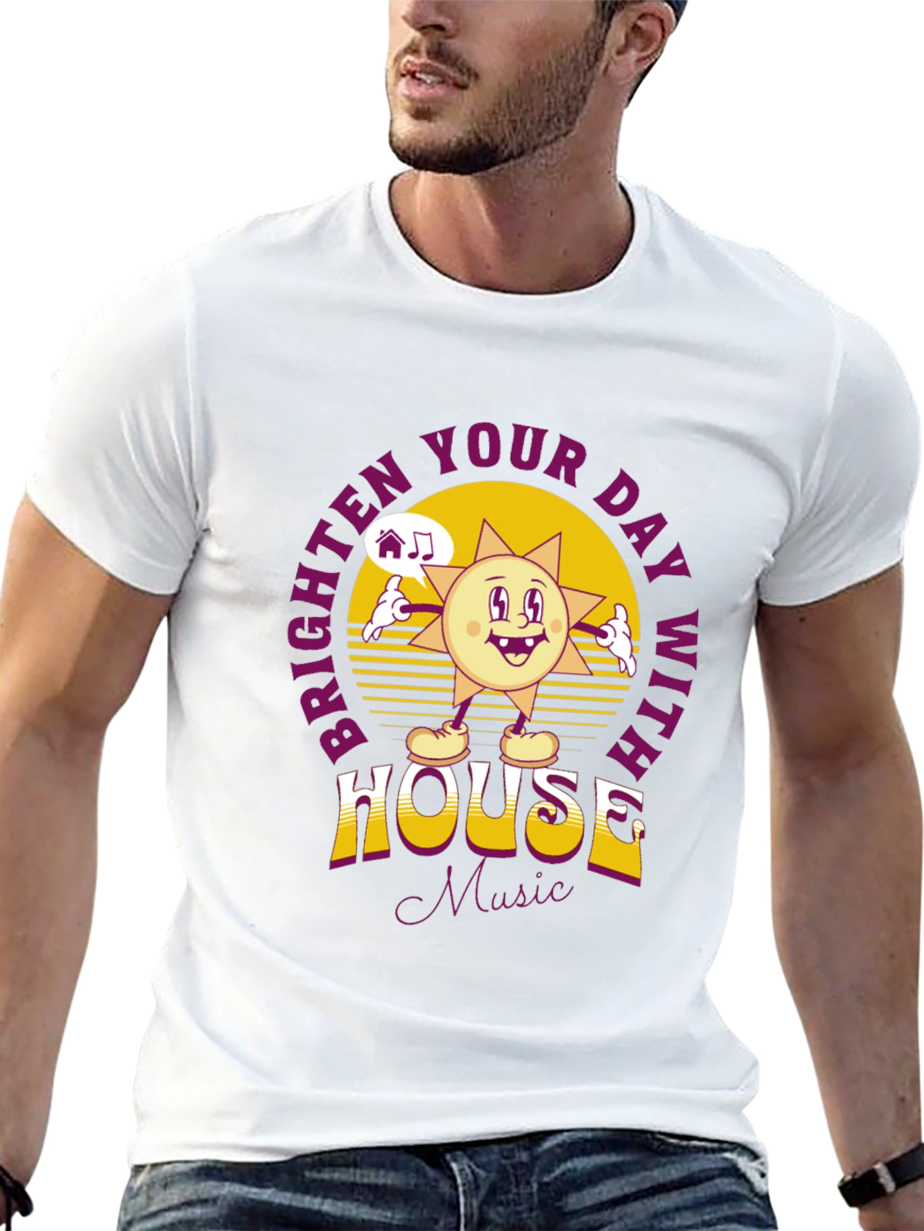Brighten Your Day House Music T-Shirt