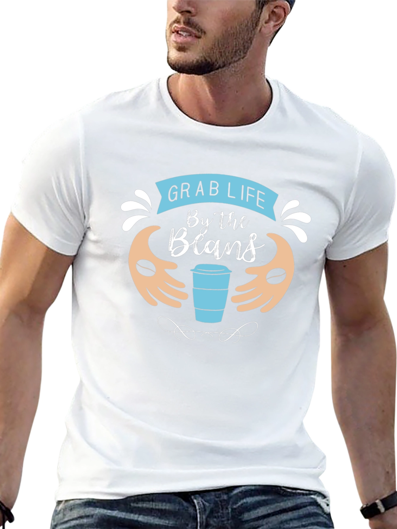Grab Life By The Beans Graphic Tee