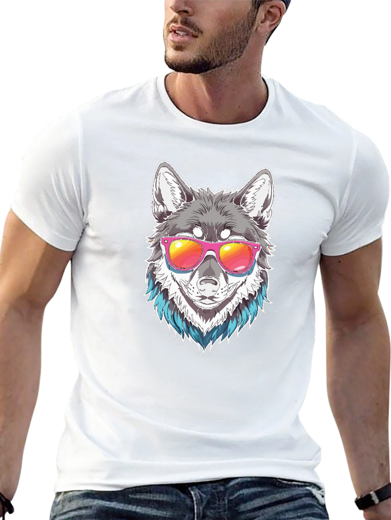 Cool Wolf Graphic Tee