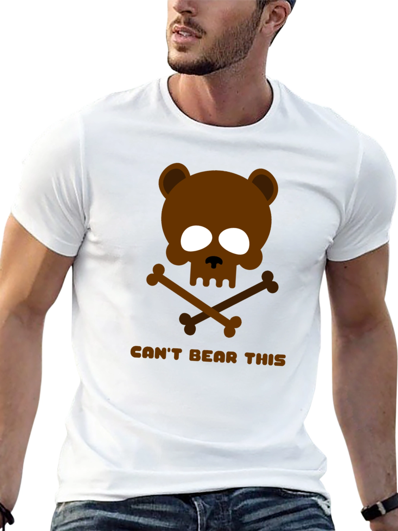 Cant Bear This Graphic T-Shirt - Mens Black Tee