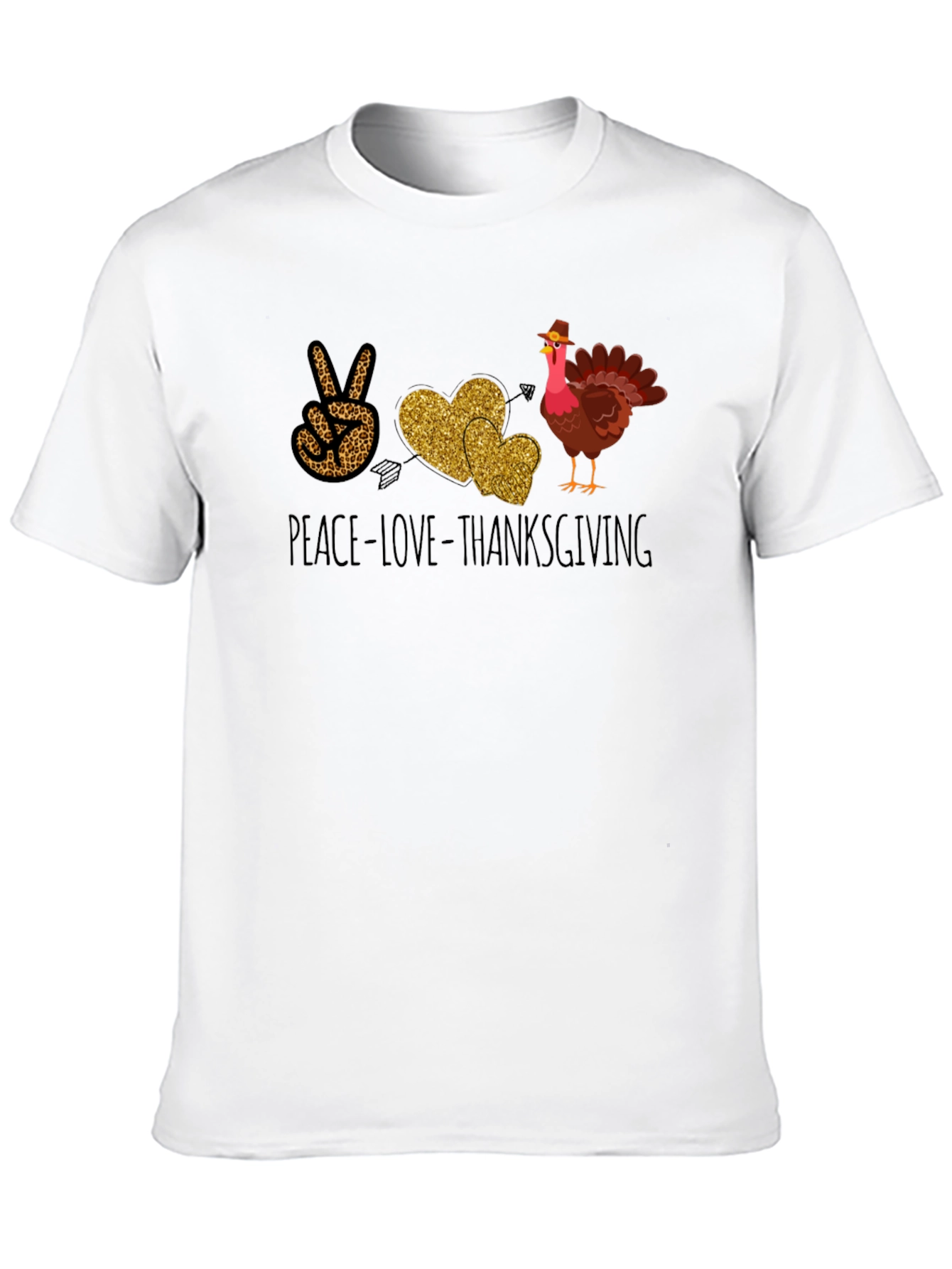 Peace Love Thanksgiving T-Shirt