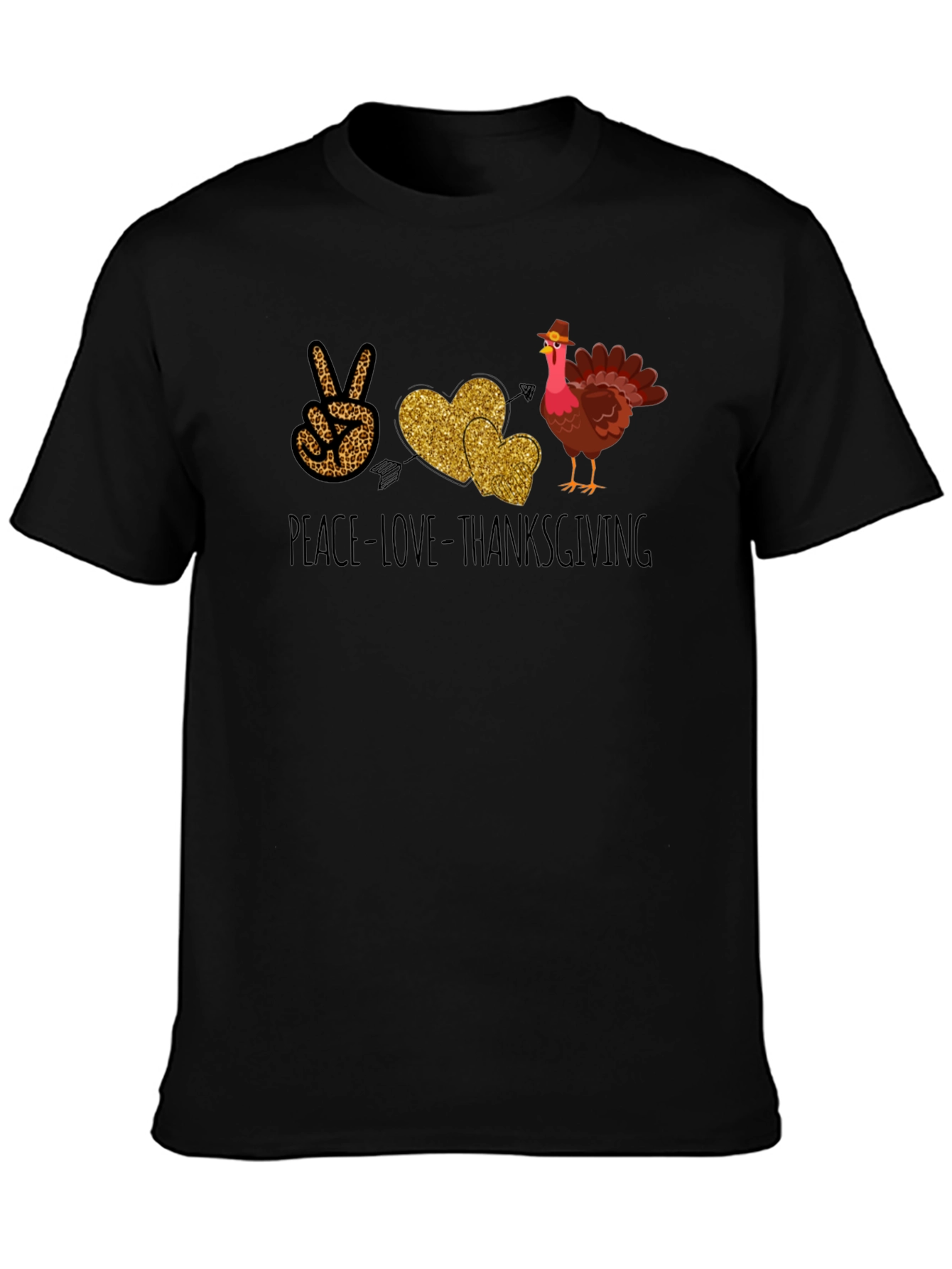 Peace Love Thanksgiving T-Shirt