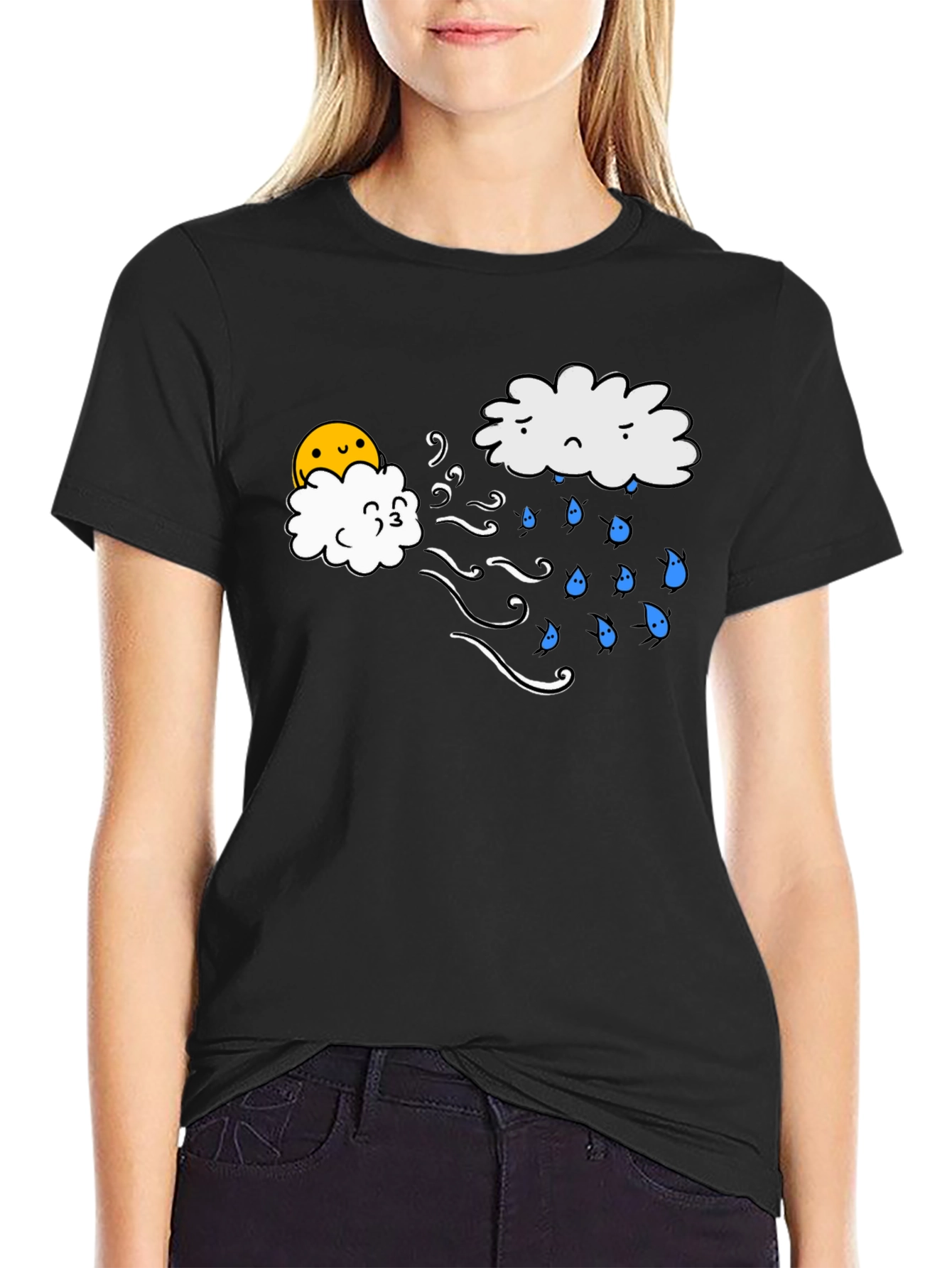 Funny Weather Cloud Graphic Tee