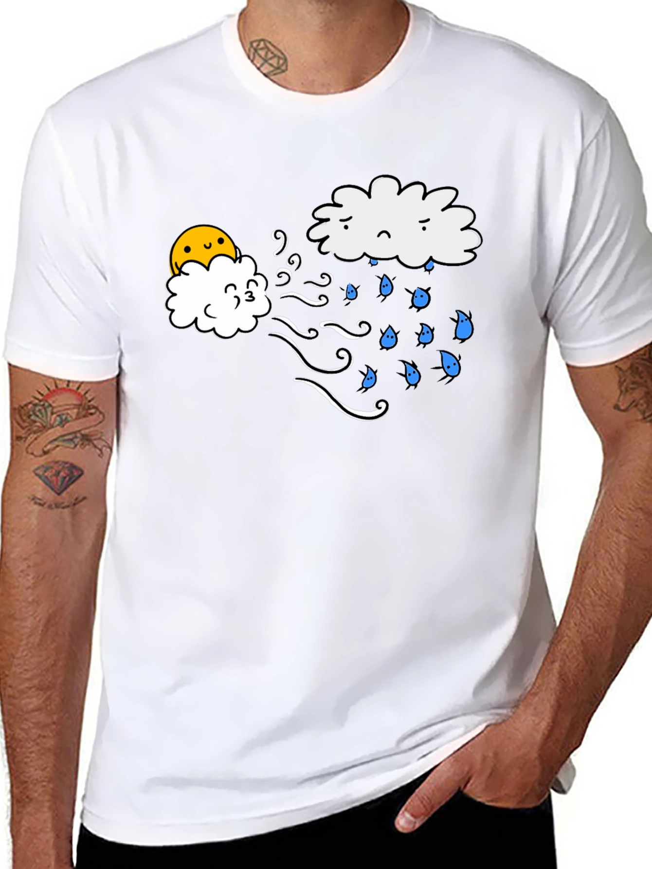 Funny Weather Cloud Graphic Tee