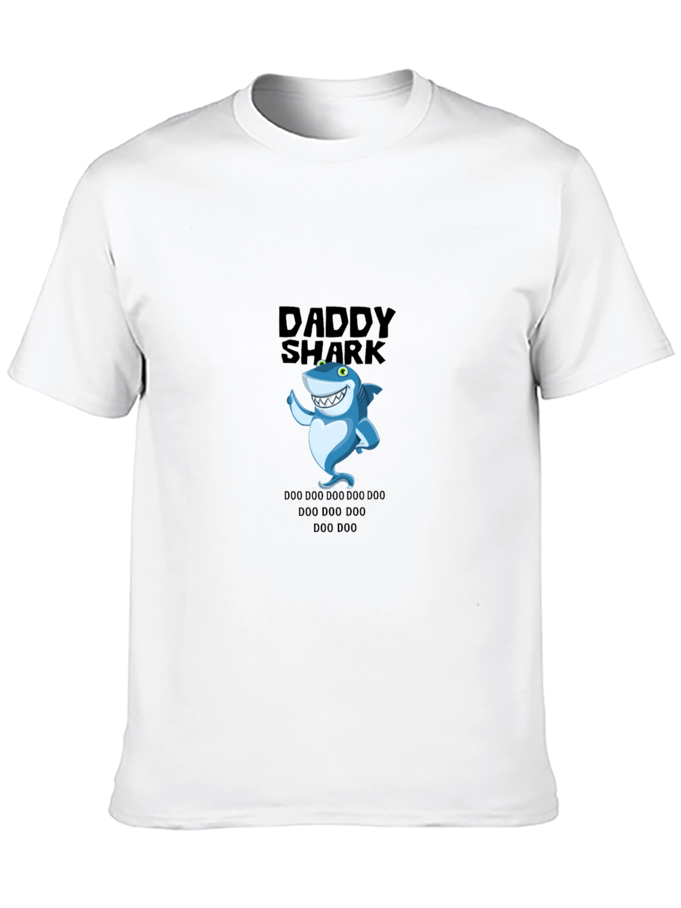 Daddy Shark T-Shirt - Funny Cartoon Graphic Tee