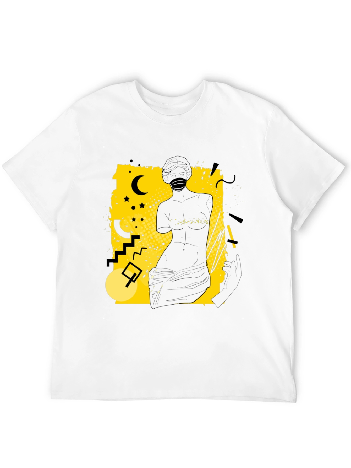 Abstract Silhouette Graphic Tee