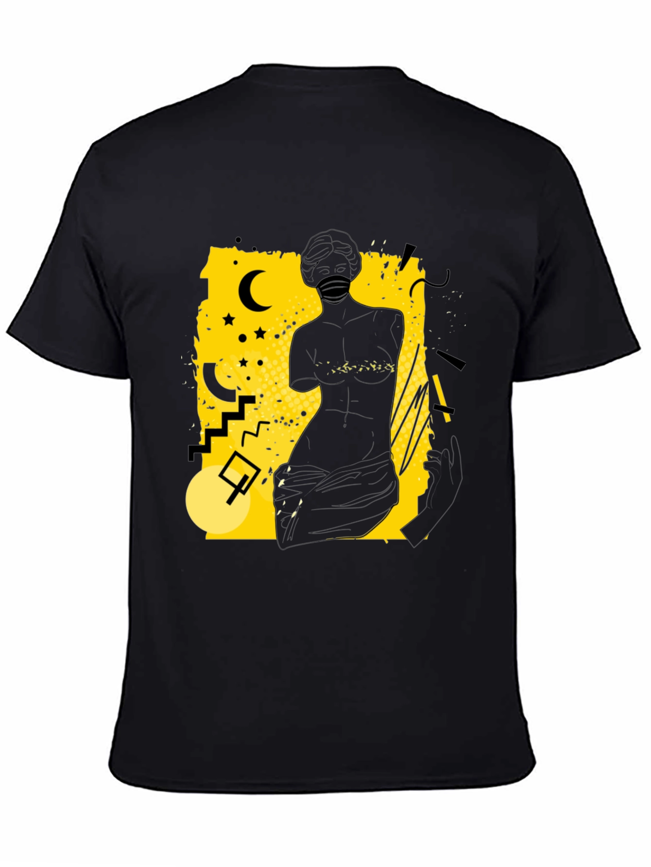 Abstract Silhouette Graphic Tee