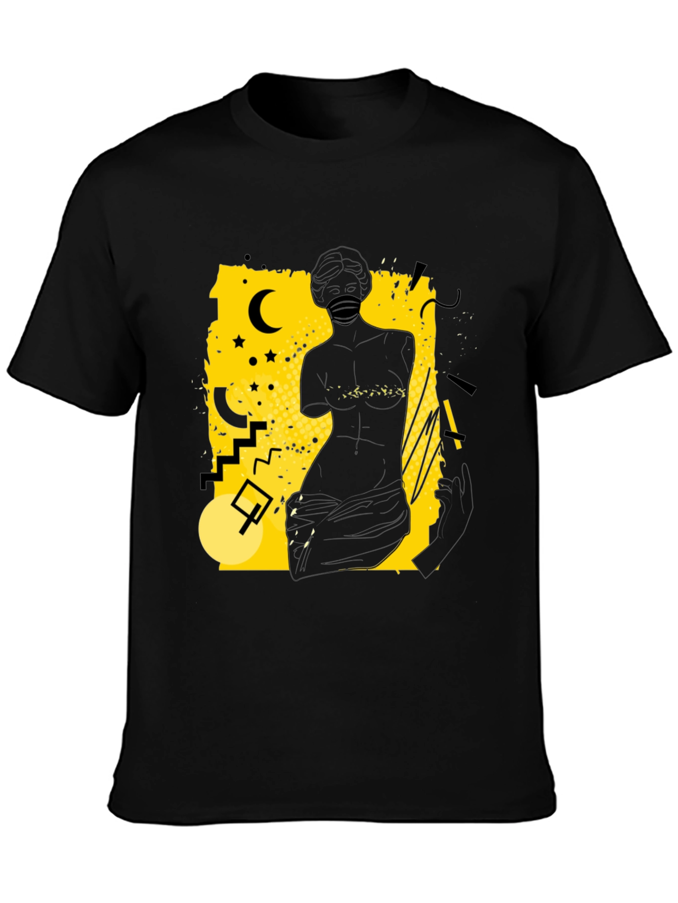 Abstract Silhouette Graphic Tee