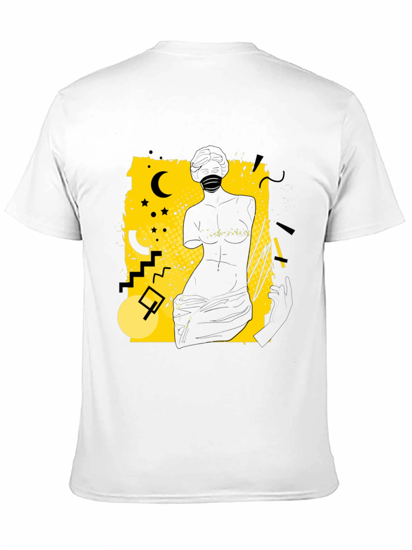 Abstract Silhouette Graphic Tee