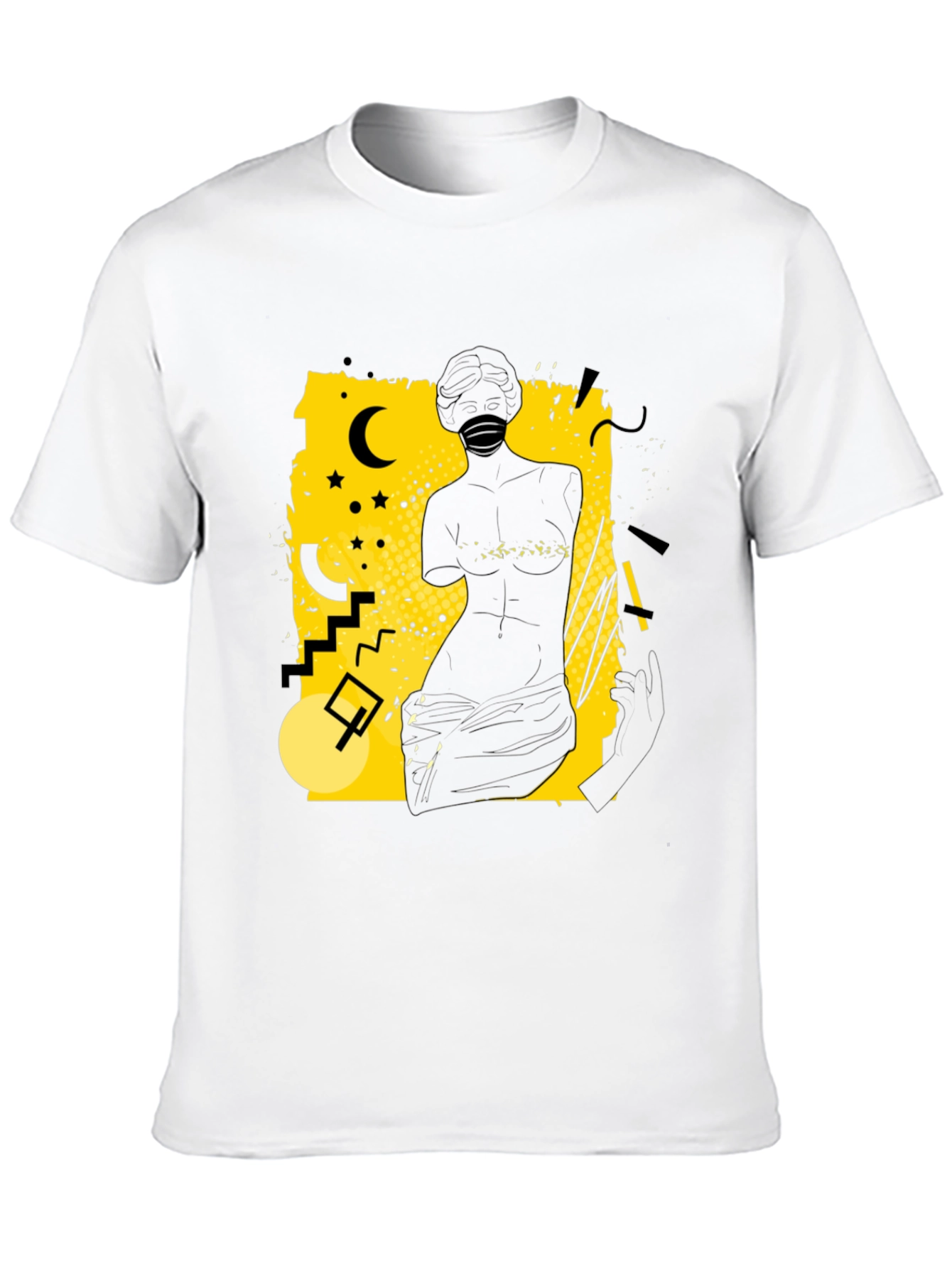 Abstract Silhouette Graphic Tee