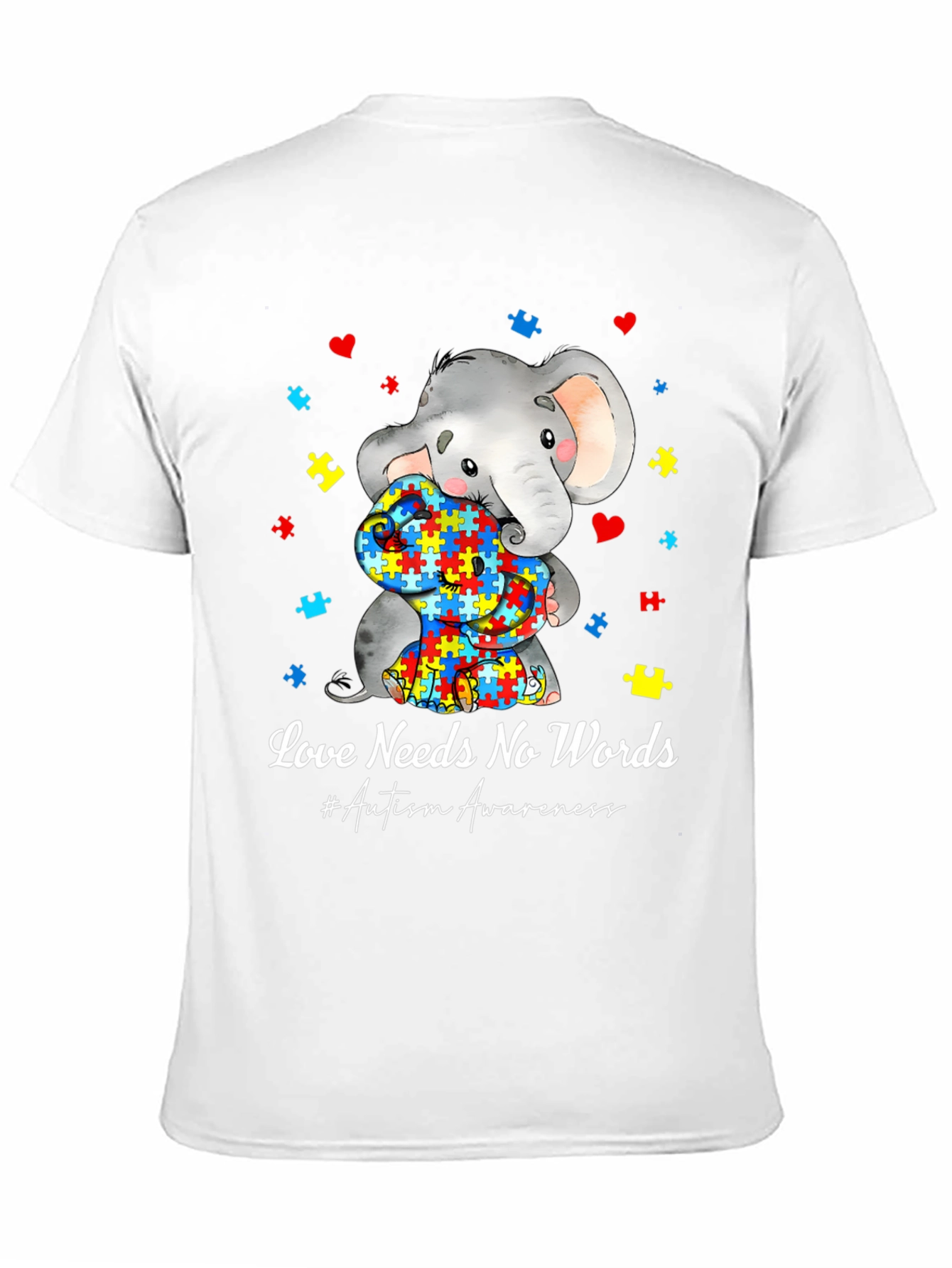 Autism Awareness Elephant Love T-Shirt