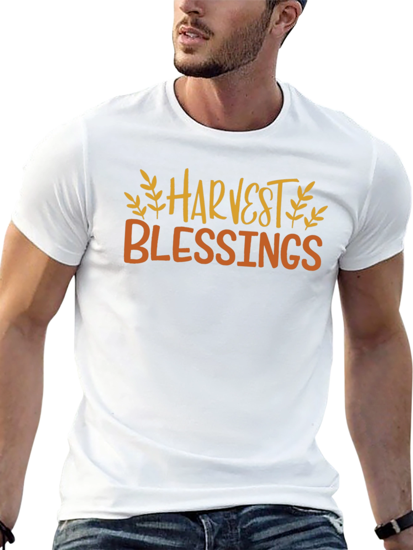 Harvest Blessings Graphic Tee - Black