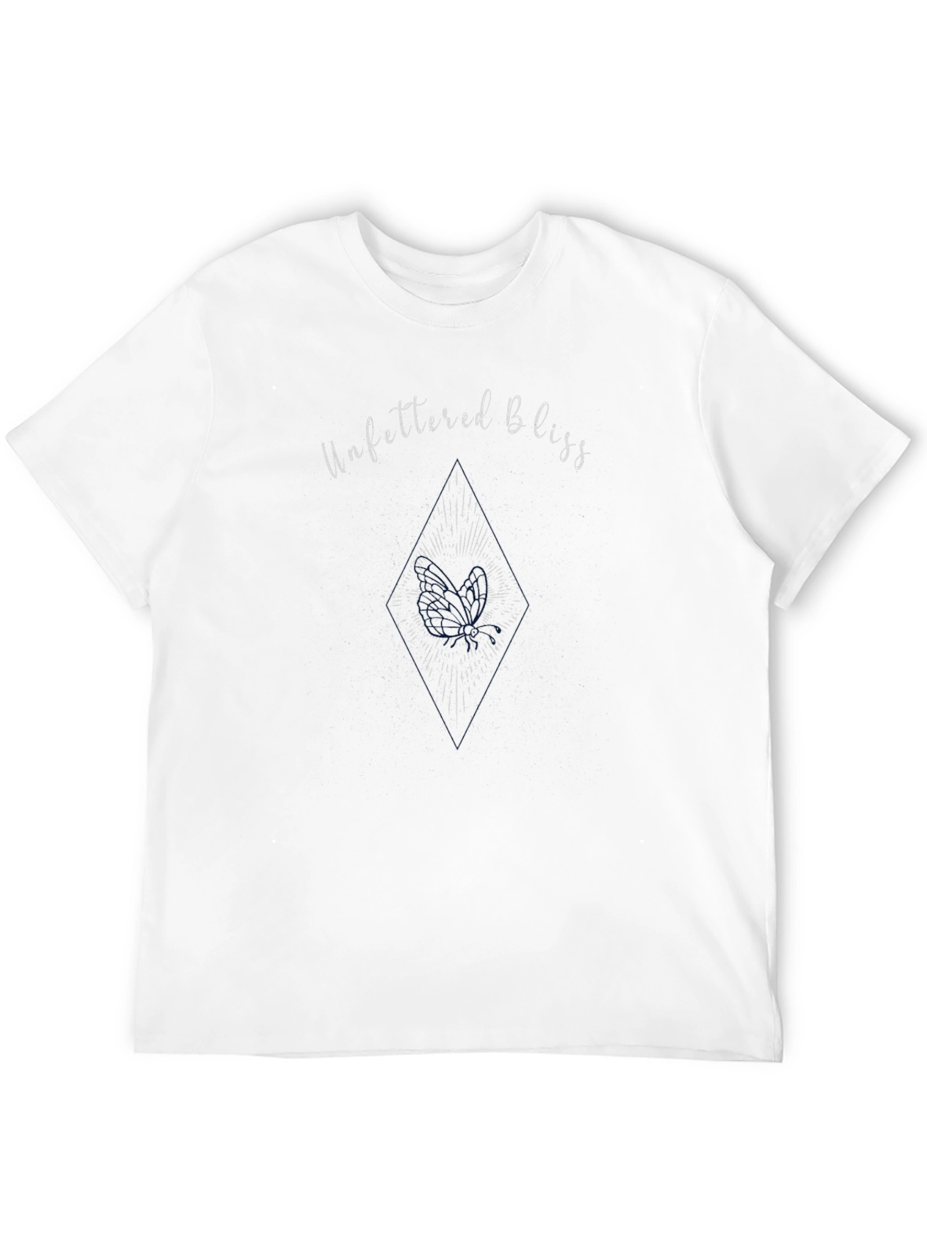 Unfettered Bliss Graphic Black T-Shirt