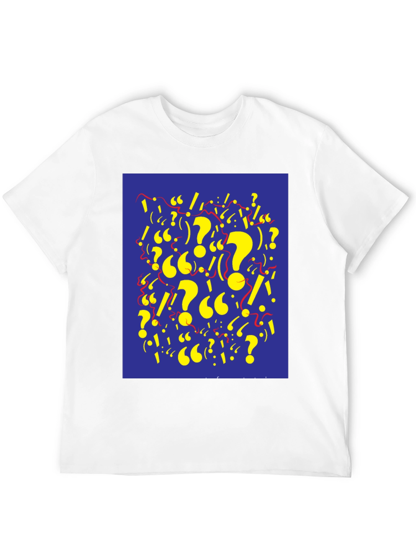 Question Mark Graphic Tee - Stylish and Unique