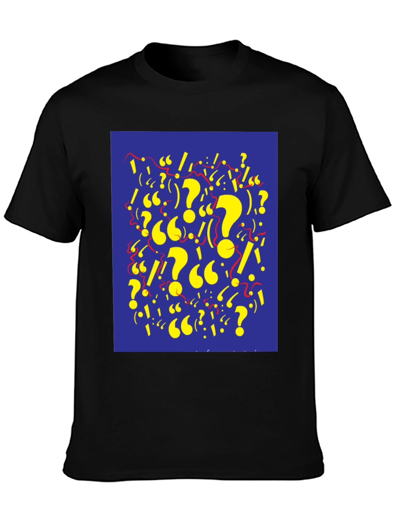 Question Mark Graphic Tee - Stylish and Unique