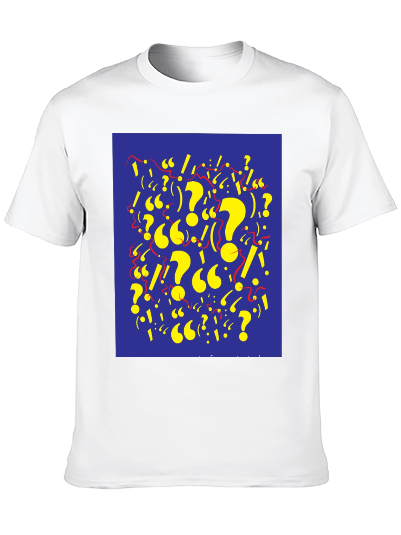 Question Mark Graphic Tee - Stylish and Unique