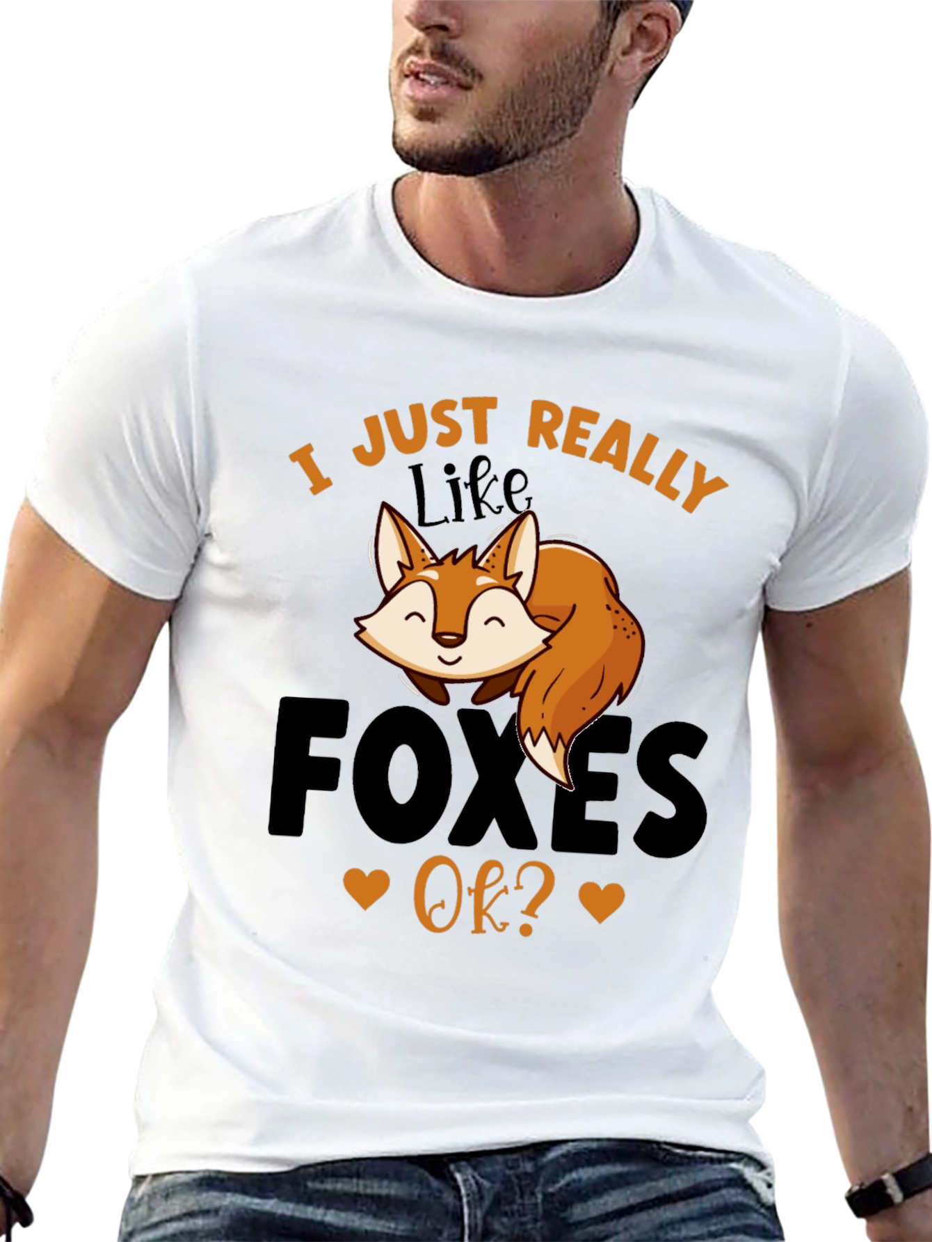 I Just Really Like Foxes OK? Graphic Tee