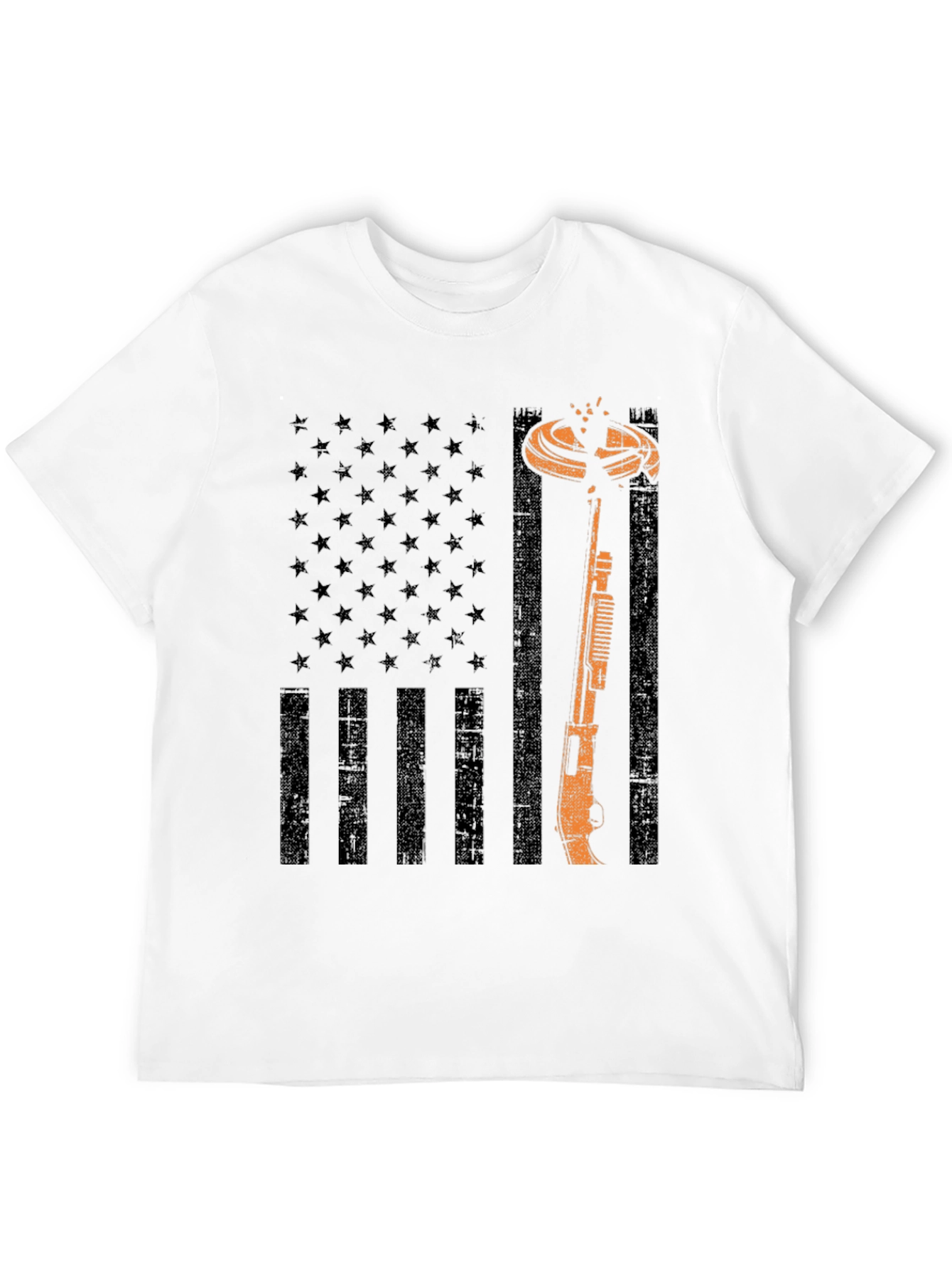 American Flag Clay Shooting T-Shirt