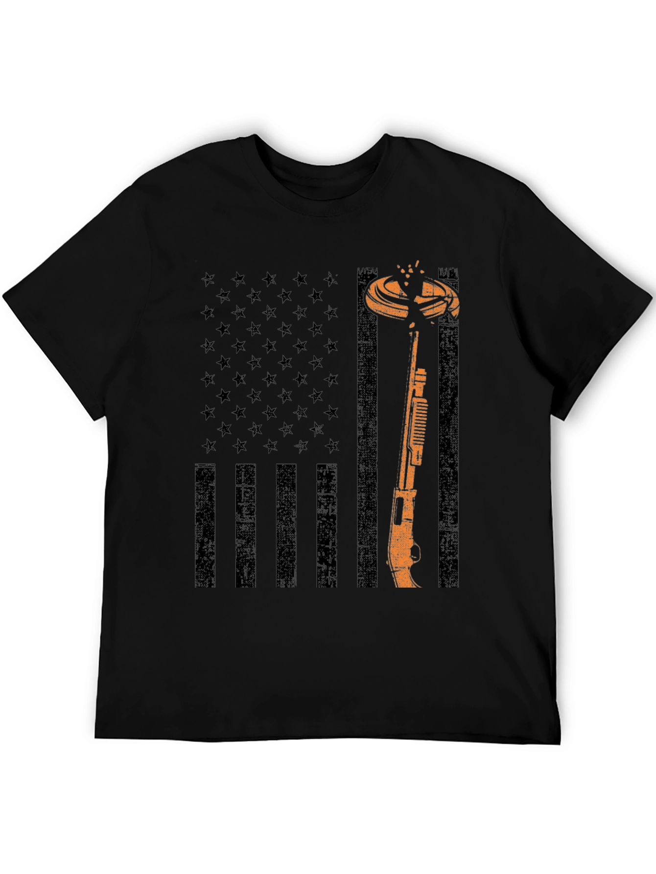American Flag Clay Shooting T-Shirt