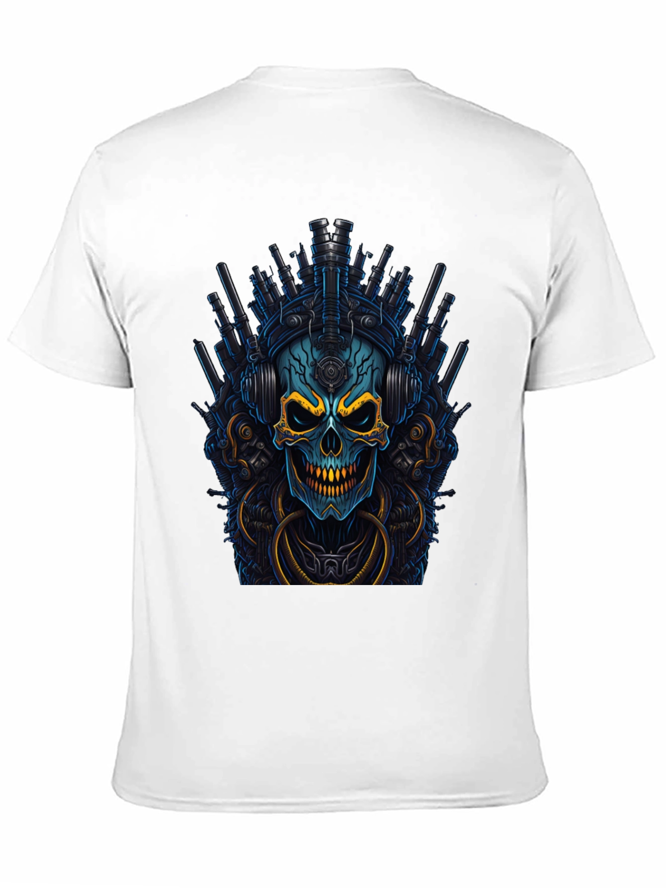 Cyberpunk Skull Graphic Tee