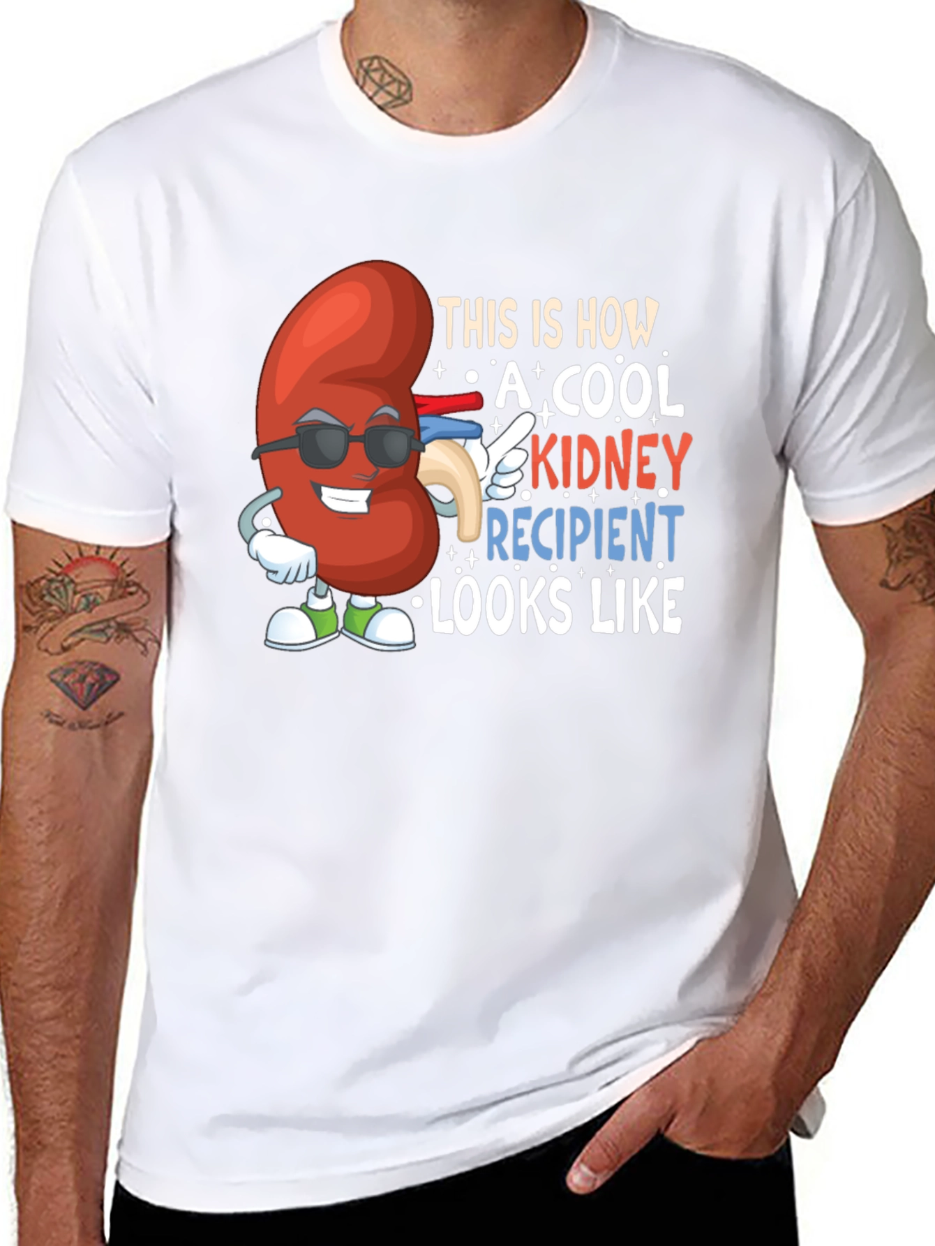 Cool Kidney Recipient Graphic T-Shirt