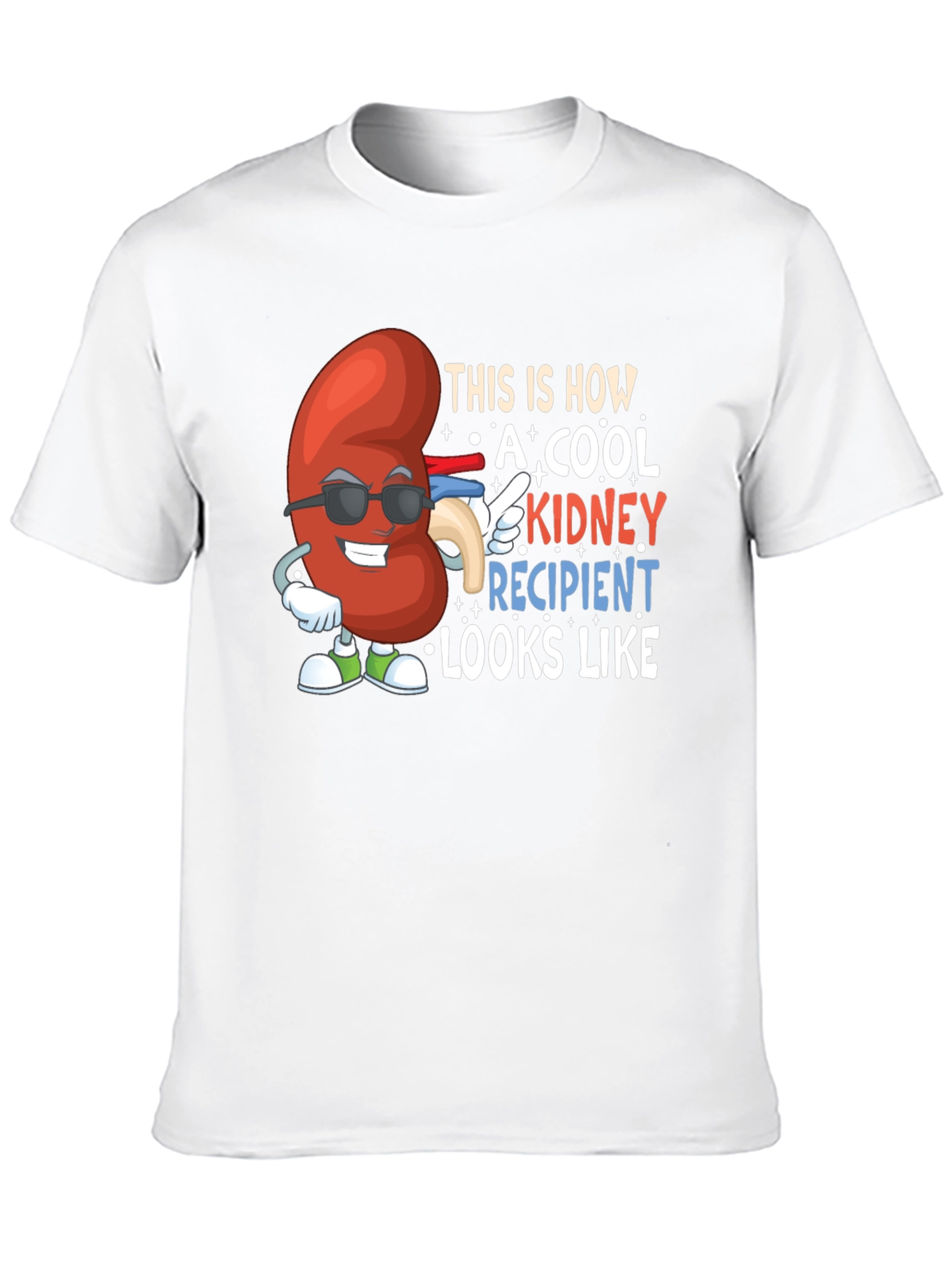 Cool Kidney Recipient Graphic T-Shirt