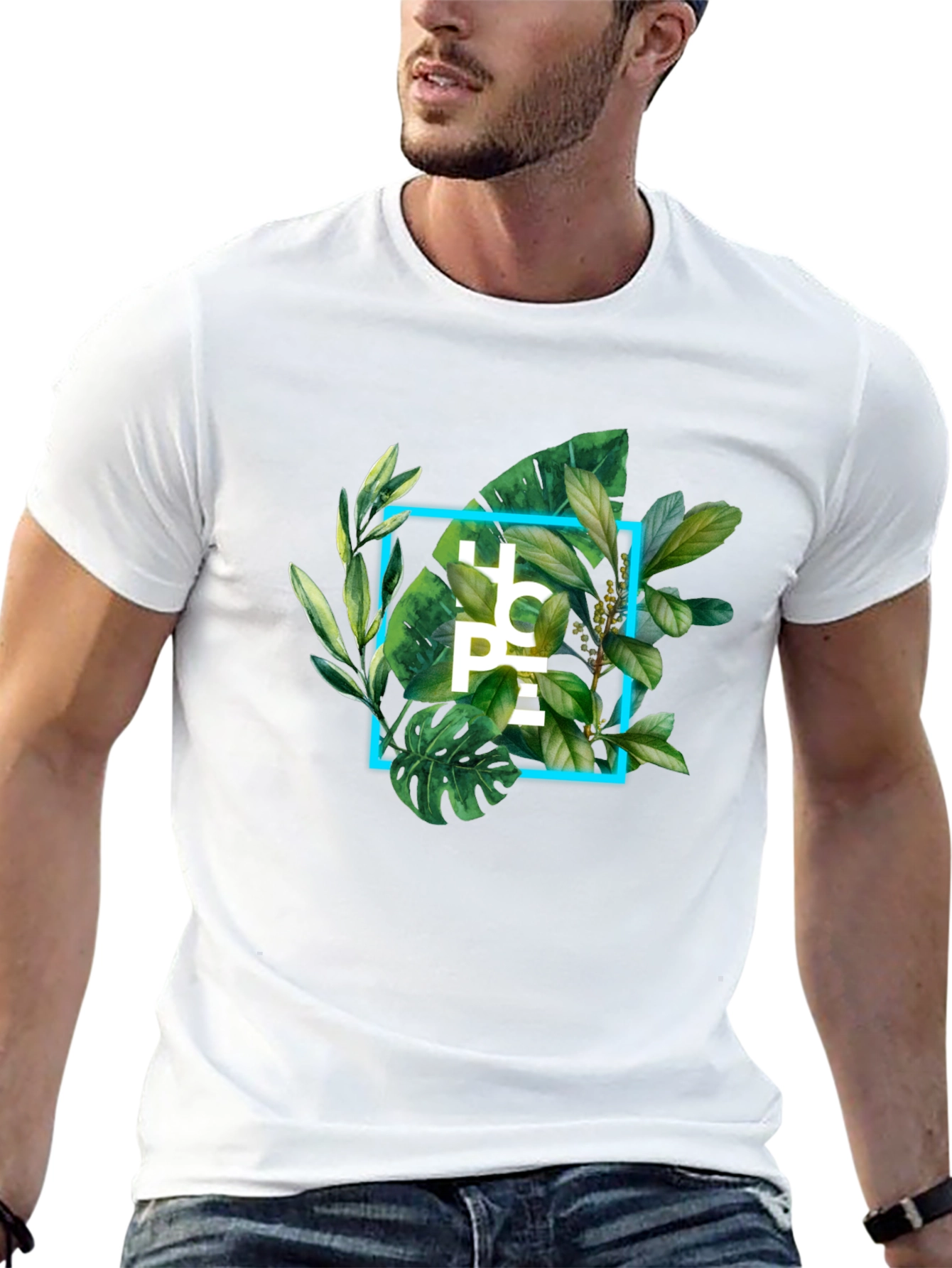 Hope Floral Graphic T-Shirt - Nature Inspired Design
