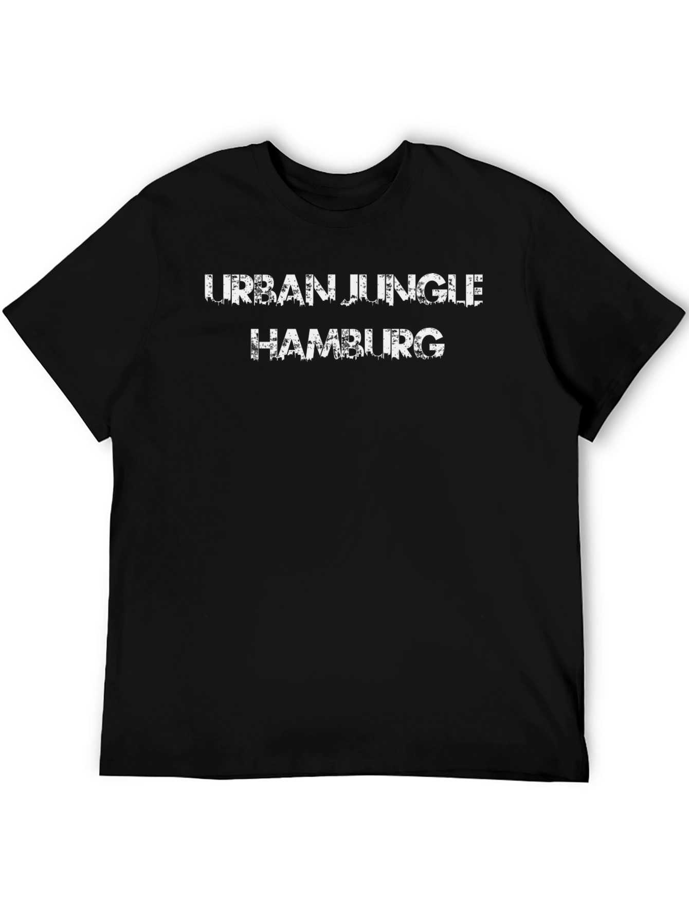 Urban Jungle Hamburg Mens Black T-Shirt