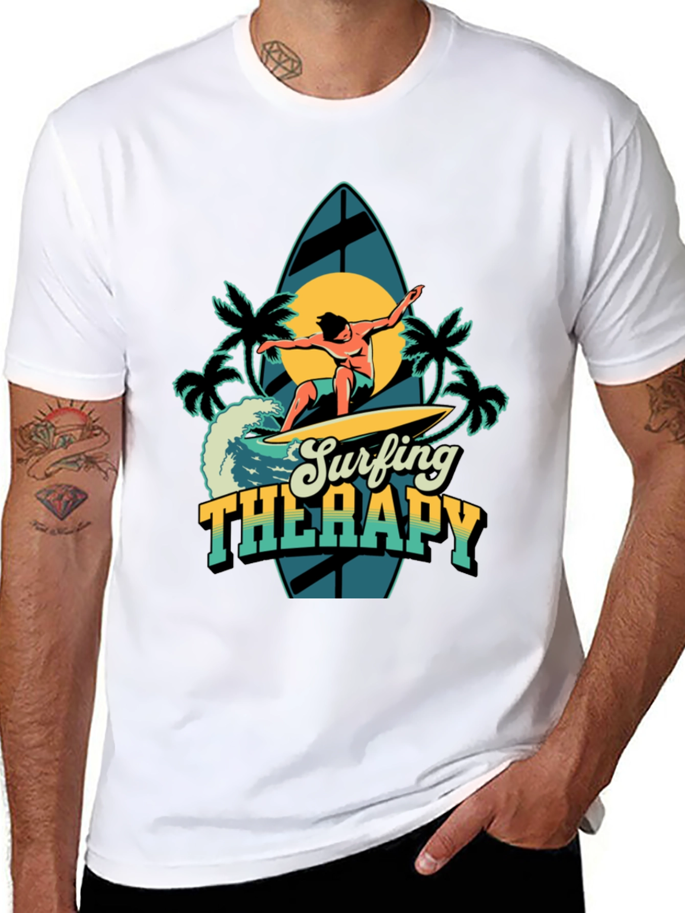 Surfing Therapy Graphic Tee