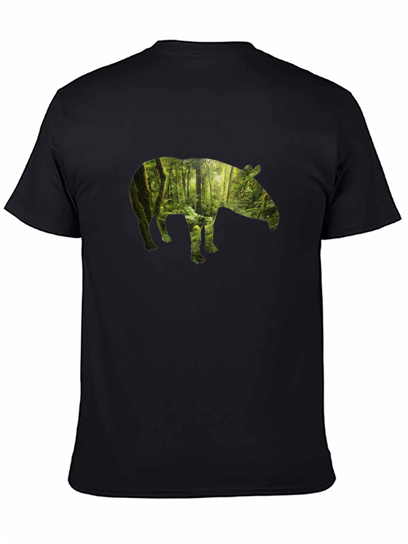 Tapir Forest Graphic Tee - Nature Inspired Design