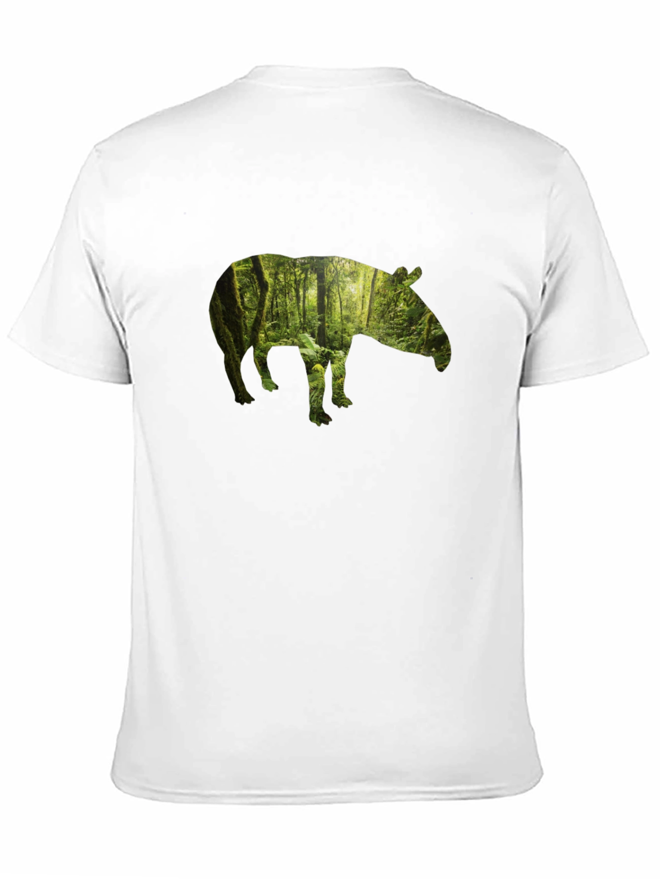 Tapir Forest Graphic Tee - Nature Inspired Design