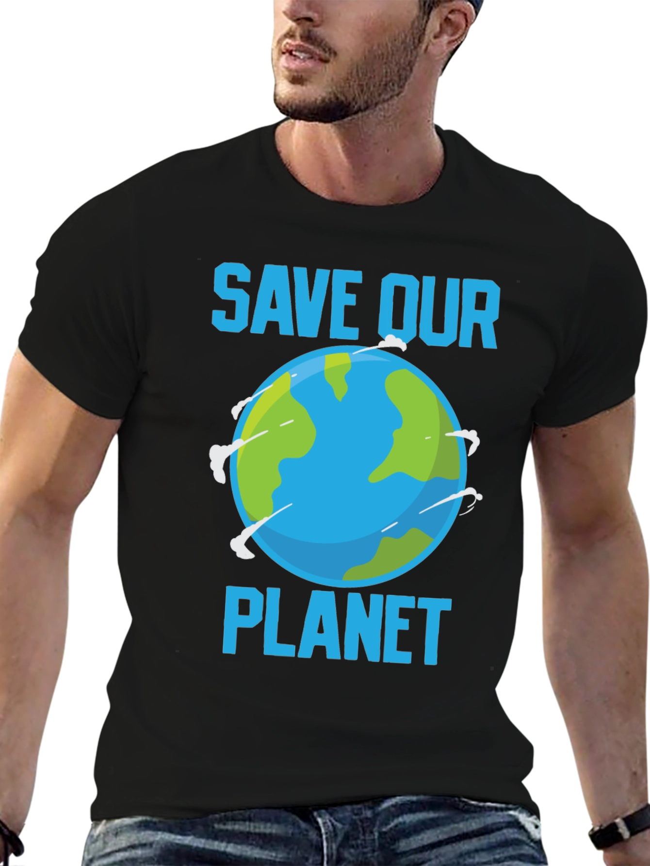Save Our Planet Earth Graphic T-Shirt