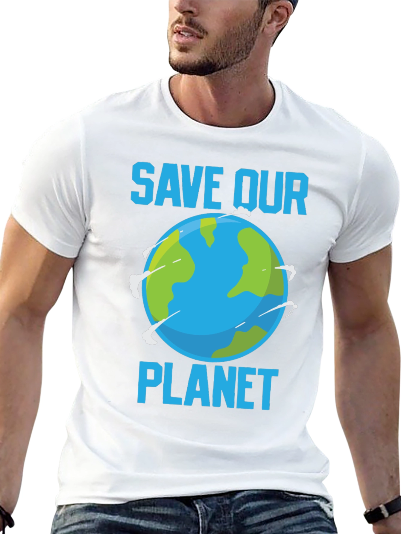 Save Our Planet Earth Graphic T-Shirt