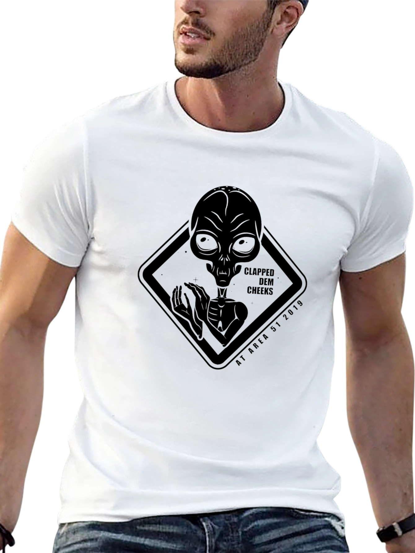 Area 51 Alien Graphic T-Shirt