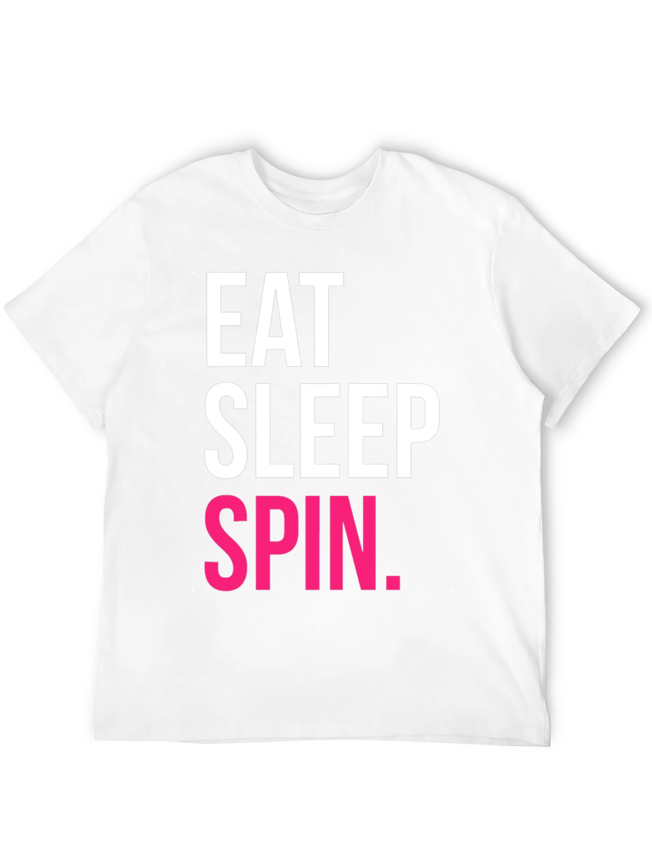 Eat Sleep Spin T-Shirt - Fitness Enthusiast Tee